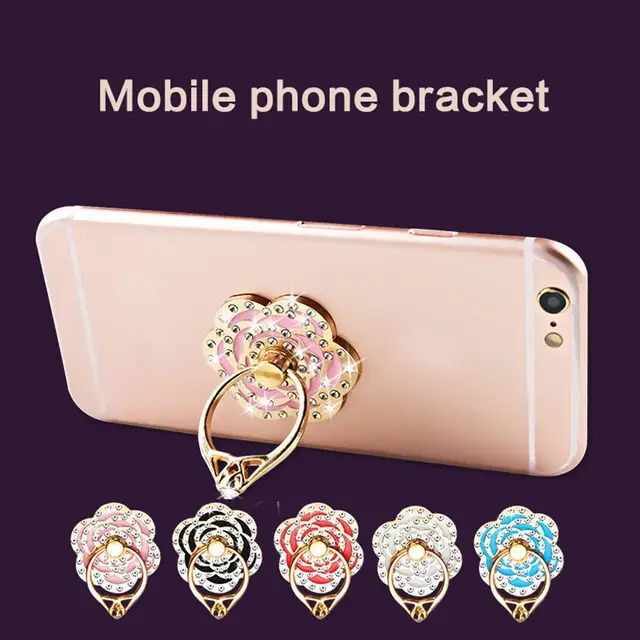 Best Offers Finger Ring Mobile Phone Rhinestone RoseSmart phone Stand Holder For iPhone X 8plus Samsung cell Smart Round Phone holder Stand Best Offers Finger Ring Mobile Phone Rhinestone RoseSmart phone Stand Holder For iPhone X 8plus Samsung cell Smart Round Phone holder Stand