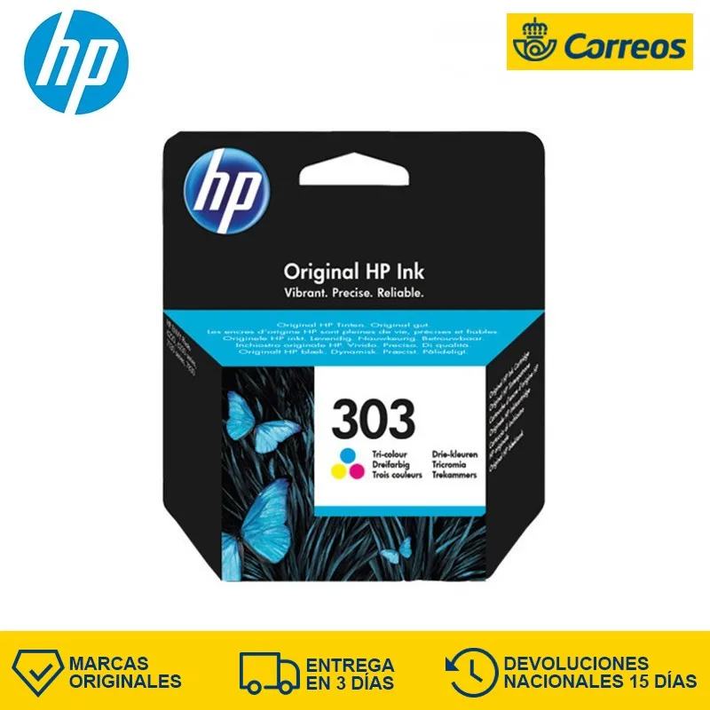 HP Original 303 Tri color Ink Cartridge HP T6N01AE Cyan Magenta Yellow HP ENVY Photo 6200 All in