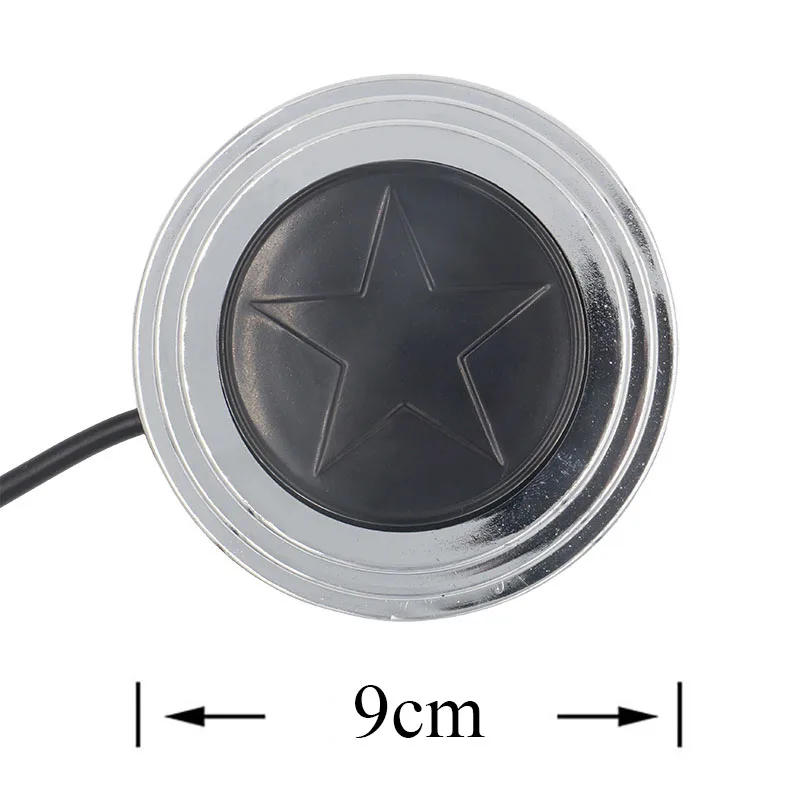 Venta caliente tatuaje Fuente De alimentación interruptor De pie De acero inoxidable Real Fuente De alimentación tatuaje redonda 360 estrella envío libre