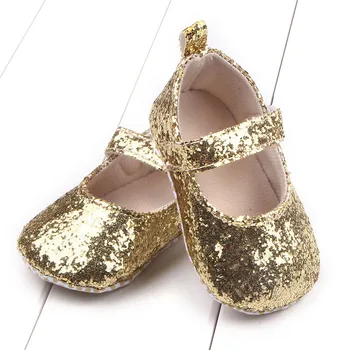 

Baby Shoes First Walker Toddler Baby Girls Cotton Sequin Infant Kids Soft Sole Shoes Bottom Bebe Shoes