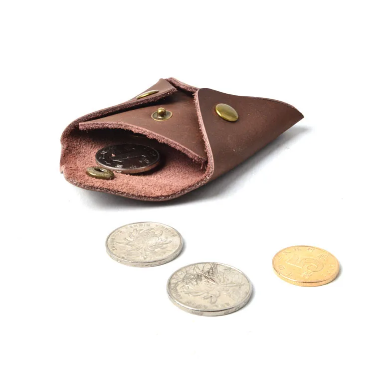AETOO креативная квадратная сумочка в стиле ретро из воловьей кожи, маленькая сумочка для монет, сумка для хранения наушников