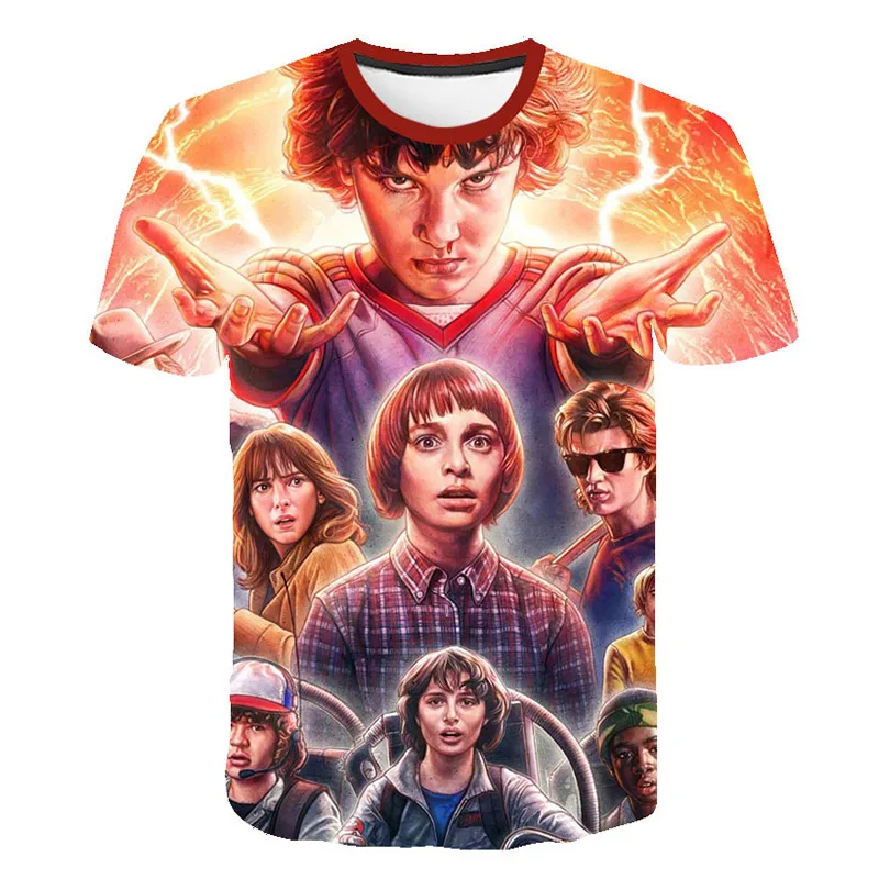 2019Dragon ball Tshirt 3D Men T-shits stranger things Anime T-shirt harajuku Comics Tops Goku Bal Z3D print Tee FashionT-shirt | Мужская
