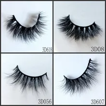 UPS 50 пар новые 3D норковые ресницы с фабрики синтетический ворс наращивание ресниц Maquiagem