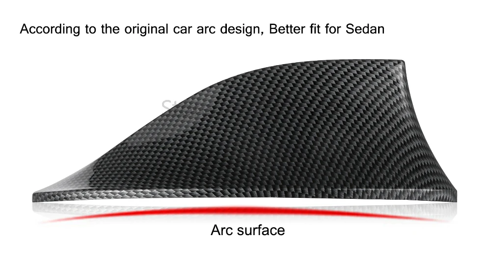 Автомобильный радиоприемник из углеродного волокна, акулий плавник, автомобильная антенна акулы, сигнал для Ford Focus/BMW/Honda/Toyota/hyundai/VW/Kia/Nissan, автомобильный Стайлинг