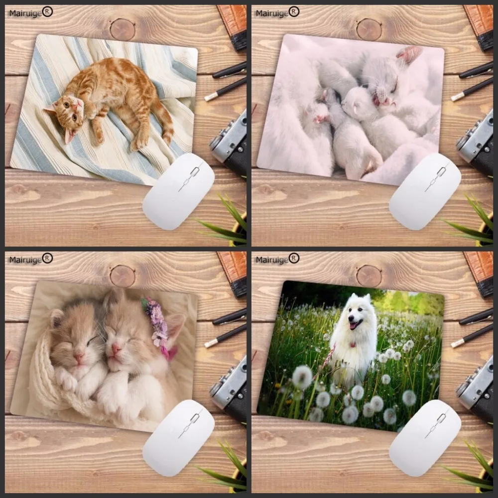 

Mairuige 20x25cm 25x29cm Mouse pad Animal Cat Big Desk Cushion Table keyboard Mat Protector Mousepad game gamer gaming Mouse pad