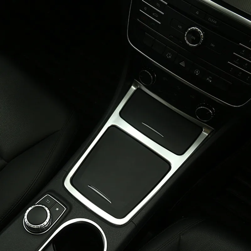 

Car Central Control Armrest Storage Box Frame Decoration Cover Trim For Mercedes Benz GLA X156 CLA C117 A Class Accessories