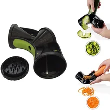 2017 3 In 1 Vegetable Pasta Maker , Spiral Slicer Spiralizer Veggie Cutter Zucchini Noodle Pasta Spaghetti Spirals Make Knife