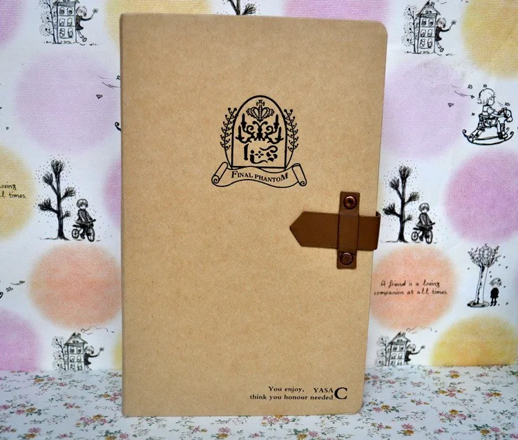 Творческий Ретро кожа Пряжка Тотем жесткий тетради с завязкой личный дневник школьный студентов блокнот в твердой обложке подарок