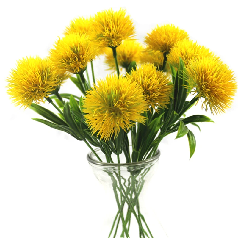 

Artificial Flowers Dandelion Plastic Flower Wedding Home Decoration Valentine's Day Party Decor Plastic Flower Simulation Plant