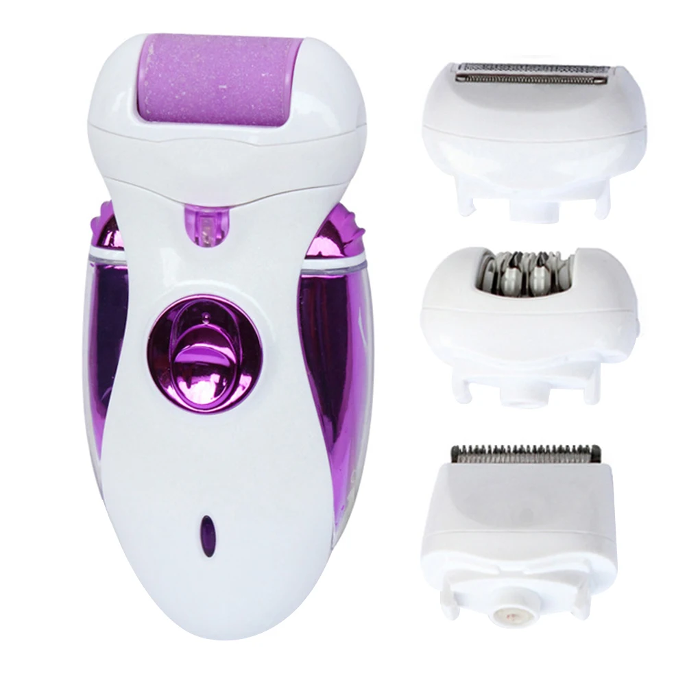 Women's Epilator Electric Hair Removal Multifunction 4 in 1 Rechargeable Cordless Hair Removal