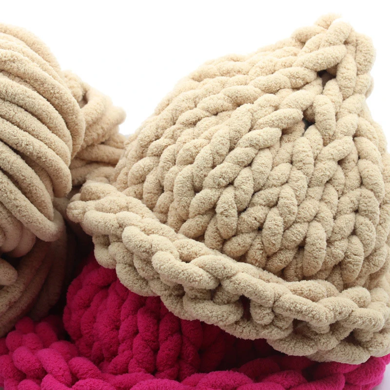 Neue Weiche Super Dicken Chenille Garn Fur Handstricken Hakeln