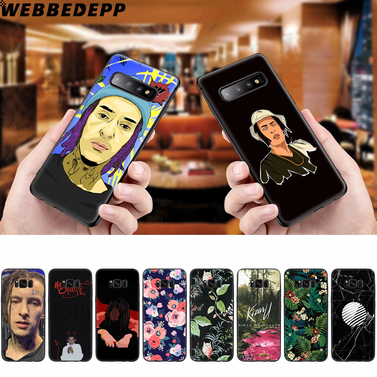 

WEBBEDEPP Kizaru Rapper Russia Soft Case for Samsung Galaxy S10 S10e S9 S8 Plus S7 S6 Edge S9 Plus & J6 2018 Note 10 Plus 9 8