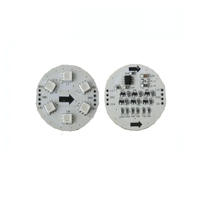 

high quality round pcb with 5050LED ws2811 dream color free shipping