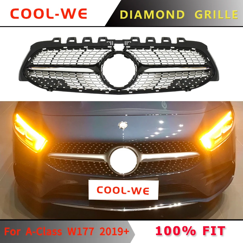 

W177 for Mercedes Benz 2019 Diamond Racing Bumper Grill A250 A180 A200