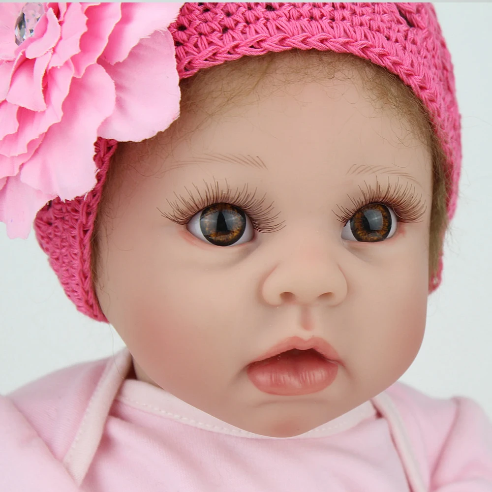 KAYDORA 55 см Силиконовые реборн Детские куклы девочка коллекционные Реалистичные модные куклы ручной работы игрушки для детей новорожденная