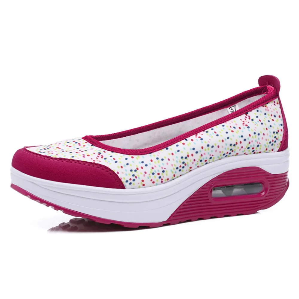 2019 Women's beach shoes thick bottom round head light wedge with shallow mouth increased shoes comfortable ladies shoes 40J25 (10)