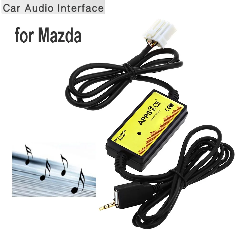 Car Audio Интерфейс адаптер для Mazda MP3 USB SD AUX кабель Connect Virtual cd чейнджер высокое