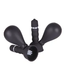 Sex Machine For Women Breast Clamps Wand Bullet Vibrator Silicone Nipple Sucker Ball Vacuum Pump Enlarger Enhancement Stimulator