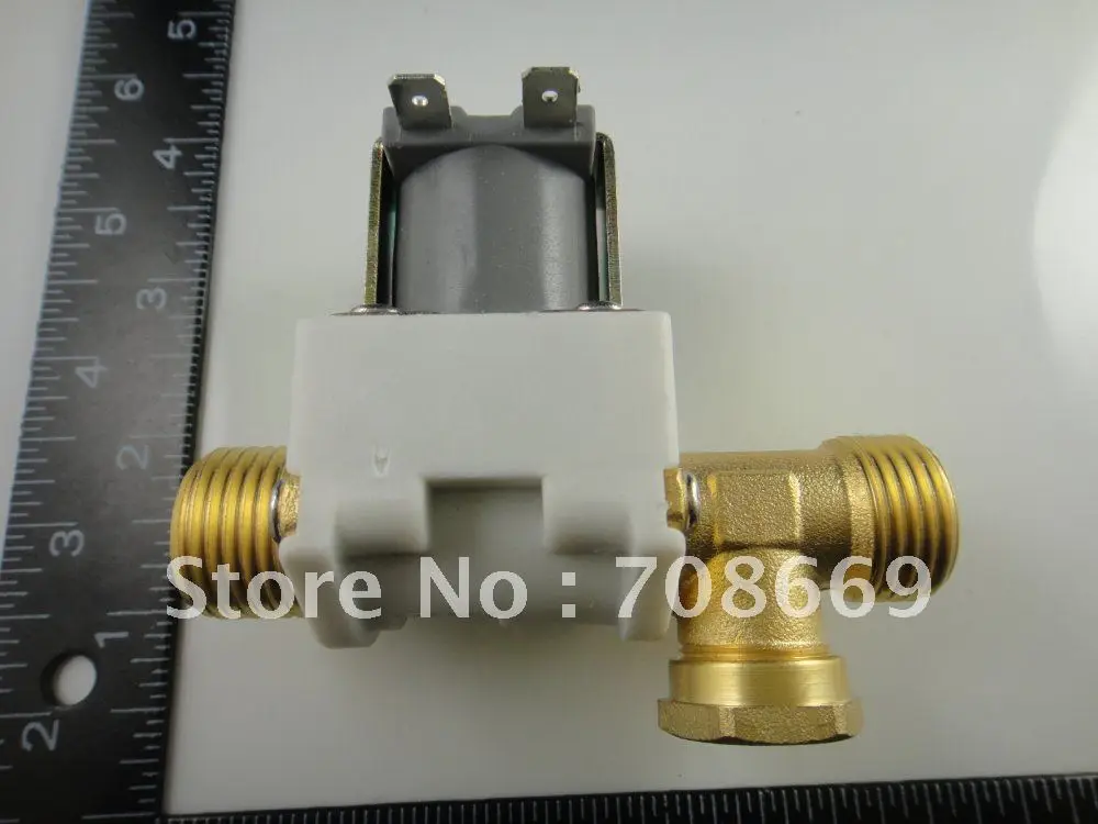 Electric Solenoid Valve For Water Air N/C 220V AC 1/2" Normally Closed