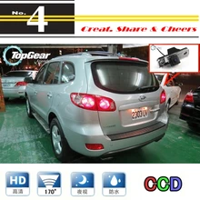 Для hyundai Santa Fe 2006 ~ 2012 SantaFe автомобиля Камера заднего вида Резервное копирование Камера Водонепроницаемый ночного видения камера ПЗС до настройки