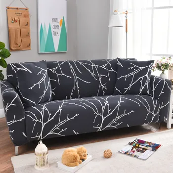 

Printed Color Elastic Fabric Sofa Full Cover Tight Wrap All-Inclusive Slip-Resistant Sofa Towel Single/Two/Three/Four-seat Sofa