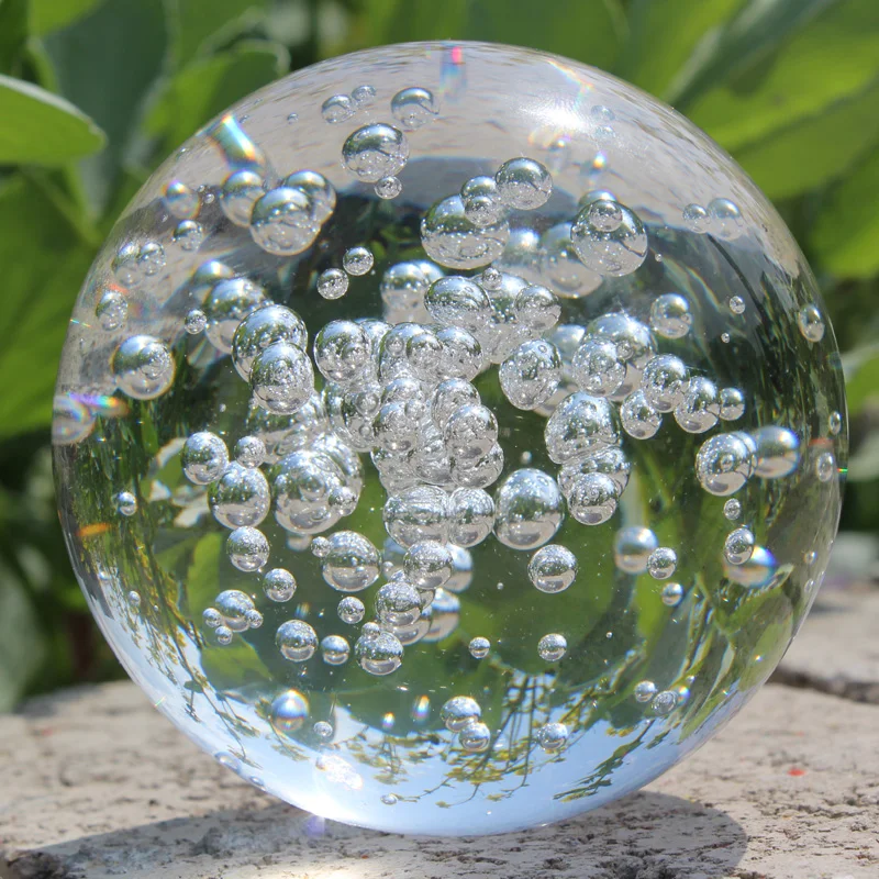 Energy Healing Crystal Glass Bubble Ball Fengshui Crystals Marbles