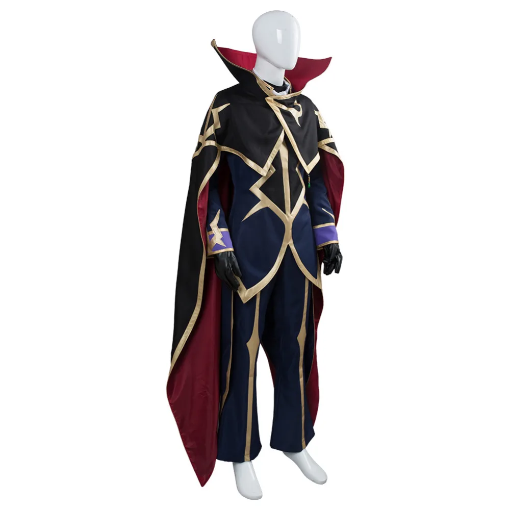 Костюм для косплея Lelouch of the мирание Zero костюм Code Geass Сезон 3 Униформа взрослых