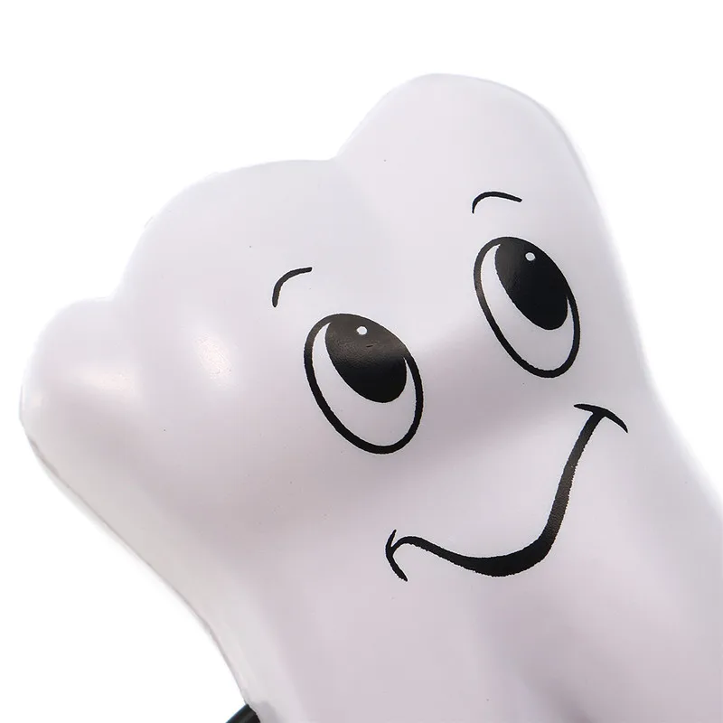 1 шт. зуб-фигура сжимающая игрушка мягкая PU пена модель зуба форма Kawaii стоматологическая клиника стоматология рекламный предмет подарок для дантиста
