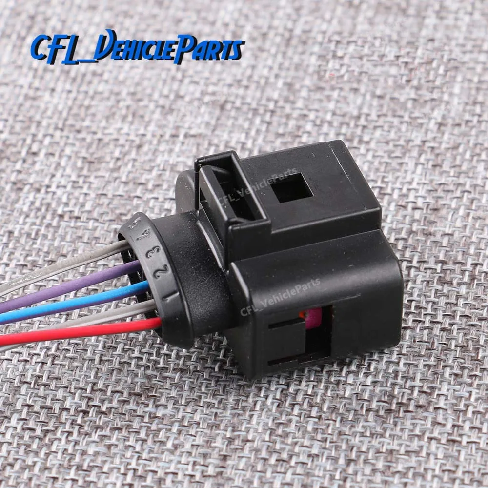 5 Pin расходомер воздуха провода разъем 1J0973705 для VW Passat Golf 2004 2017 Jetta Audi A3 A4 A6 A8 2010 Q7