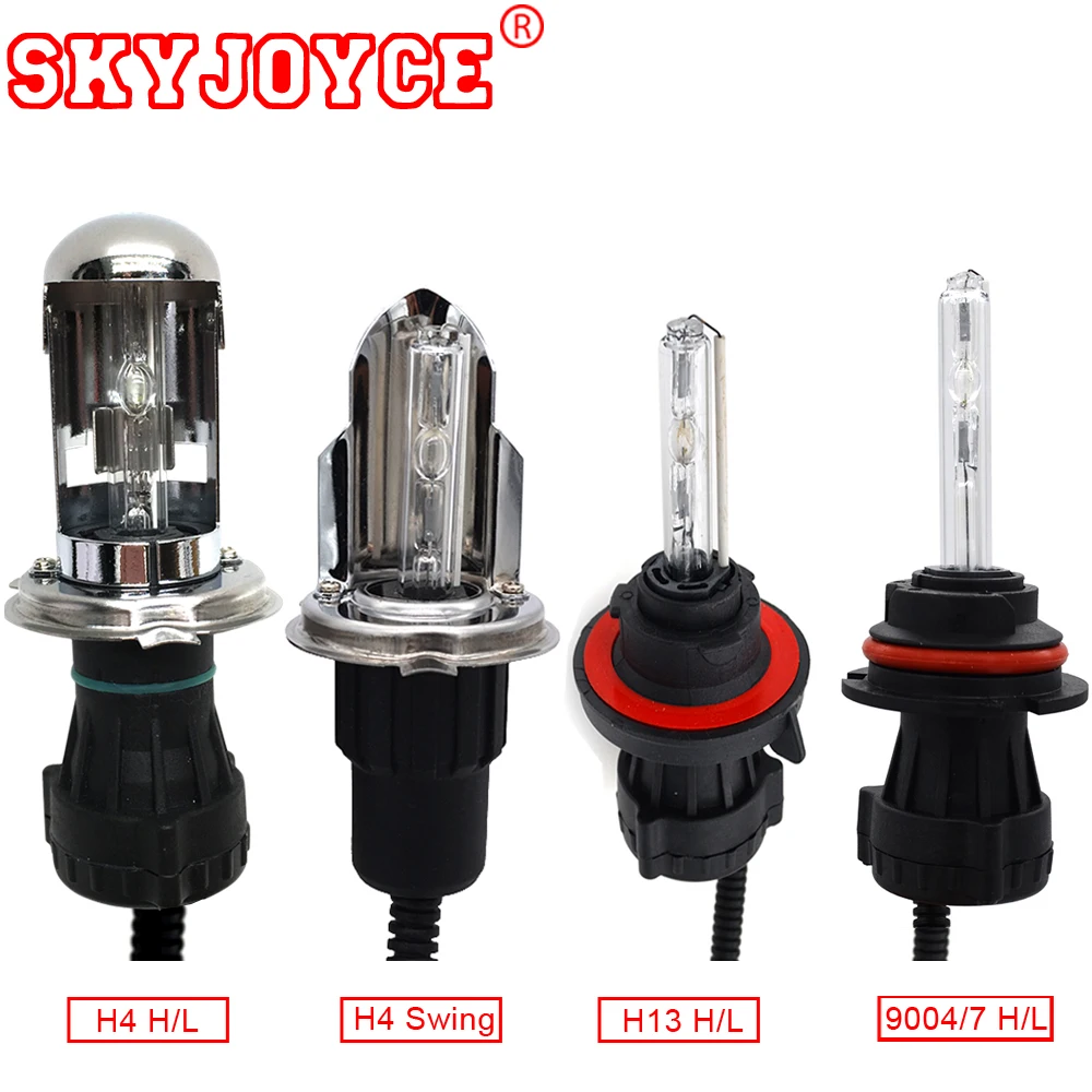 SKYJOYCE AC HID лампы H4 биксенон 5000 К H13 9004/7 35 Вт 55 Вт H4 качели 6000 К H4 комплект 3000 К желтый 4300 К автомобильный Стайлинг фар