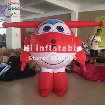 

2m high High quality inflatable airplane cartoon replica