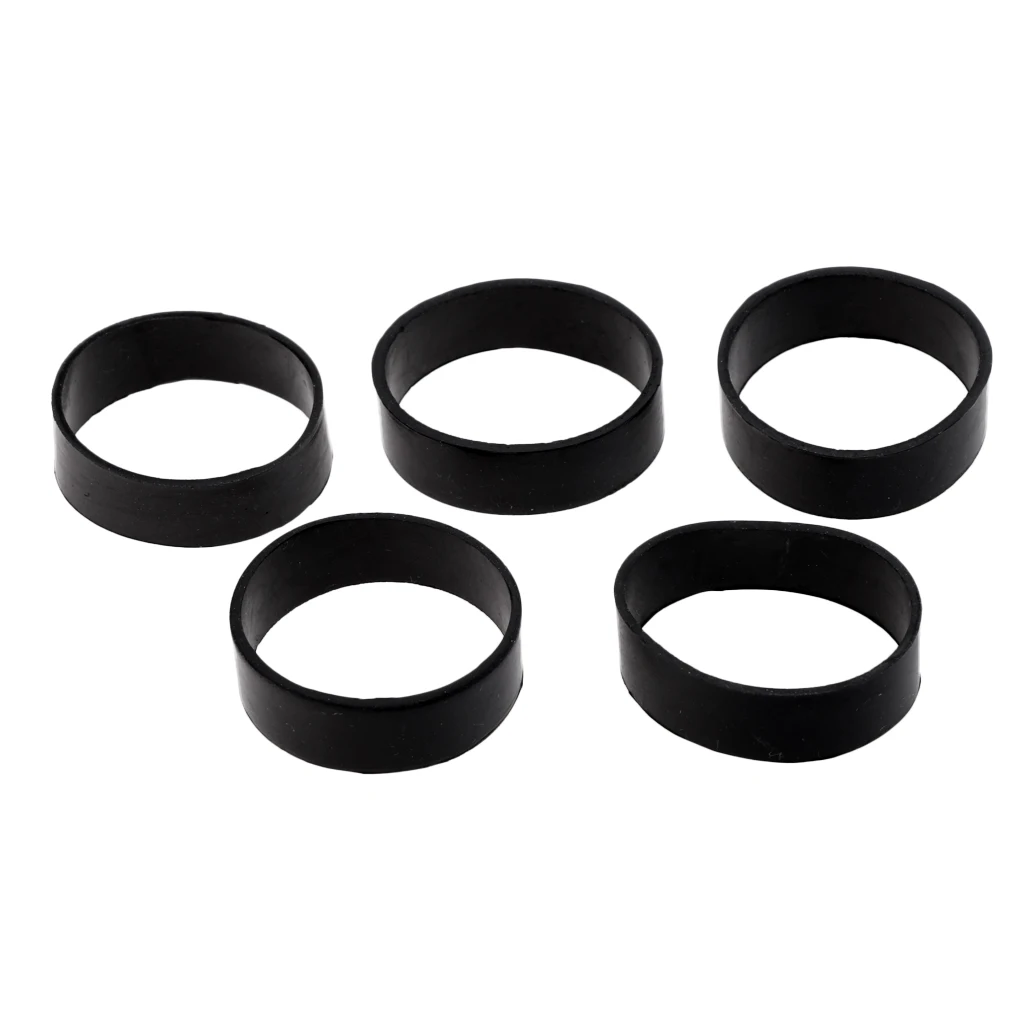 

5Pcs Rubber Fixed Rings for Scuba Diving Weight Belt Backplate Strap Waist Belt Rubber Fixed Collar Weight Belt Keeper