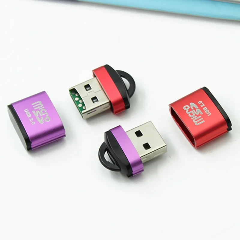 Портативный мини USB 2 0 Micro SD TF кардридер адаптер флэш накопитель карта ридер