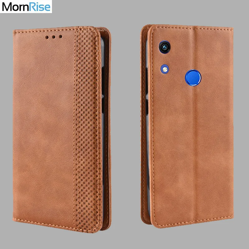 

Luxury Retro Slim Magnetic Leather Flip Cover For Huawei Honor 8A Case Book Wallet Card Slot Stand Soft Cover Mobile Phone Bags