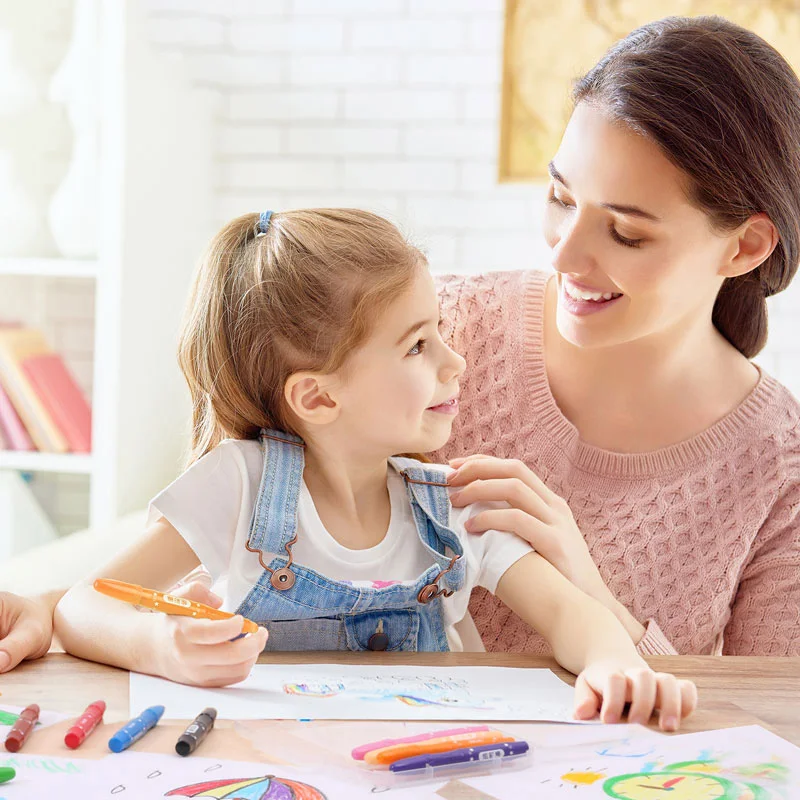 Billige Deli ungiftig 12 24 36 farbe wasser löslich öl pastell wachs kreide set für schule malerei kunst liefert nette zeichnung stift kind geschenk