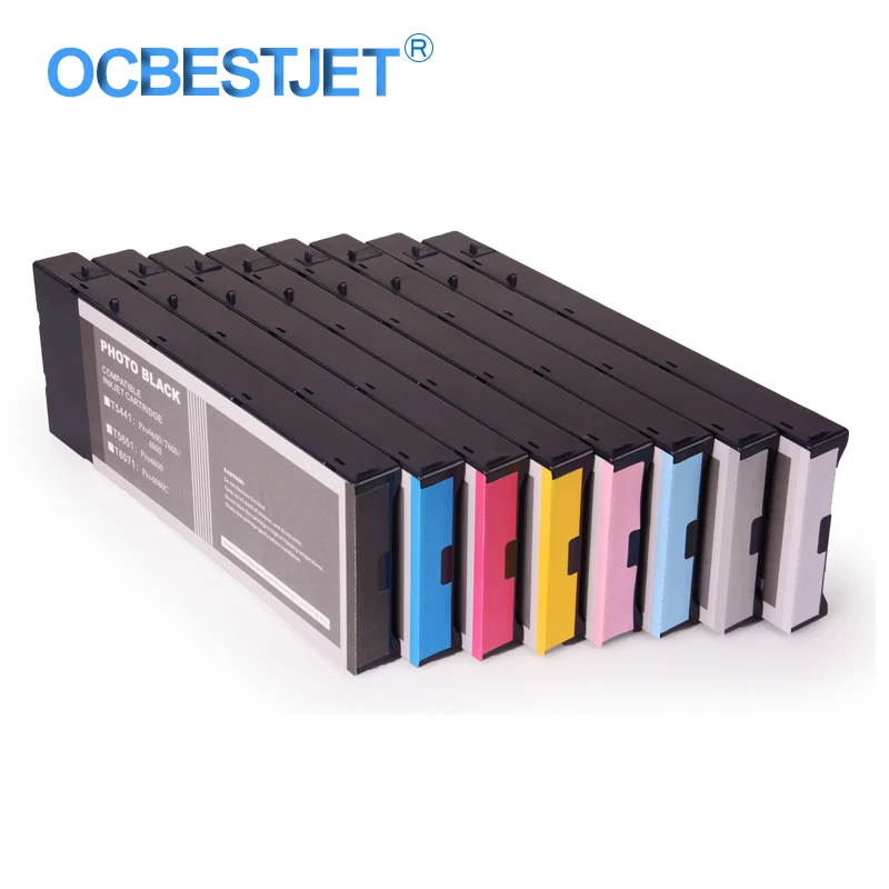 

8Colors/Set T5441-T5448 T5441 Compatible Ink Cartridge Filled With Ink For Epson Stylus Pro 4000 7600 9600 Printer 220ML/PC
