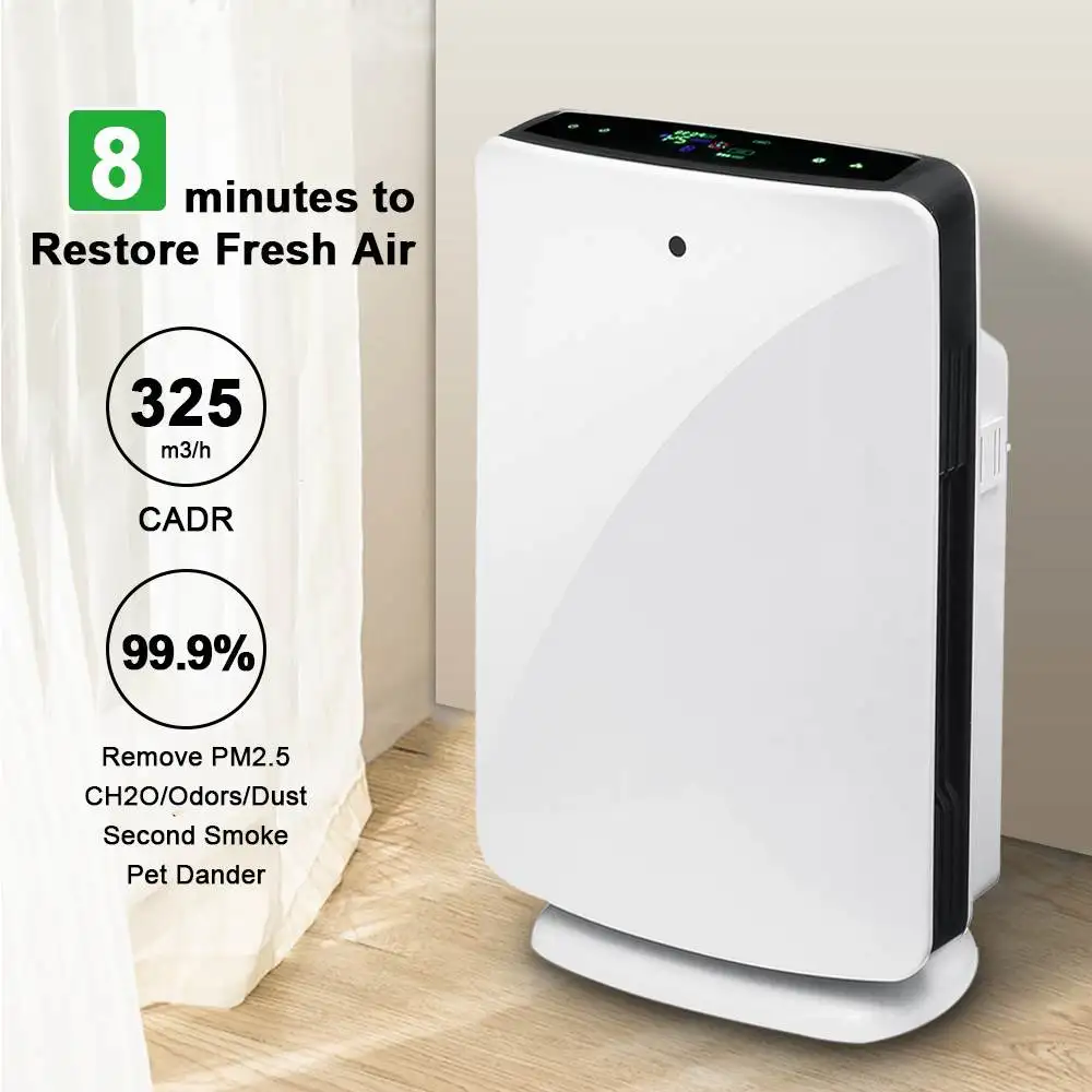 

AUGIENB Air Purifier True with HEPA Filter Odor Allergies Remover for Smoke/Dus,/VOCs/Pollen/ Pet Dander/PM2.5 Home Office use
