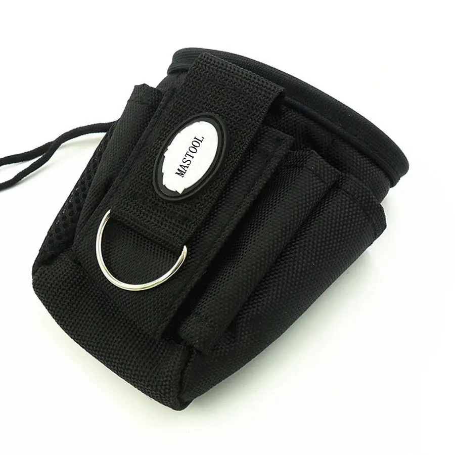 

Brand New 1680D Oxford Cloth Elastic Pocket Mini Waist Tool Bag Mini Size Electrician Tool Bag Multi-pocket Design