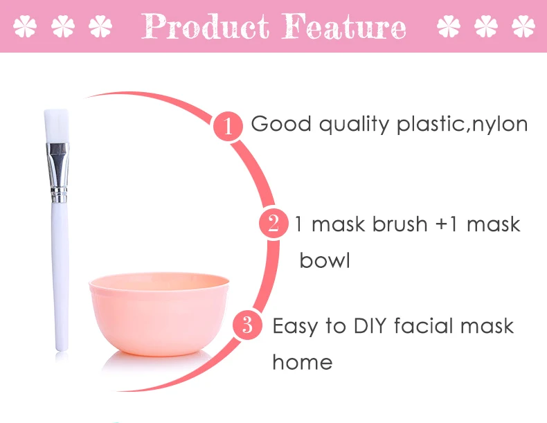 YOUSHA beauty Mask Bowl diy домашняя чаша для приготовления маски для лица косметический смешивающий инструмент набор для ухода за лицом с маской щеткой увлажняющая кожа лица