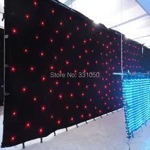 3x9 М звездный занавес rgb Полноцветный свет светодиодный занавес