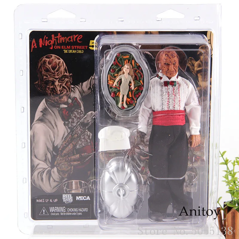 

NECA NECA A Nightmare on Elm Street Freddy Krueger Chef Edition PVC Action Figure Collectible Toy 8" 19cm