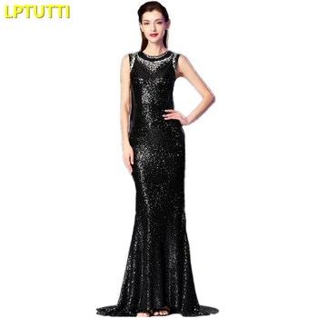 

LPTUTTI Crystal Sequin New For Women Elegant Date Ceremony Party Prom Gown Formal Gala Events Luxury Long Evening Dresses