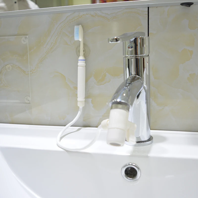 Hot! New Dental Care Water Oral Irrigator Flossing Flosser Teeth Cleaner Jet Toothbrush White