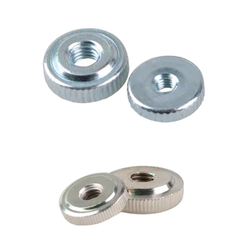 NUTW-25560 5pcs M5 M6 Hand GB807 Knurled Thin Nuts Single Layer Knurled Flat Knurled Hanldle Nut Size: M5 NUTW-25560 5pcs M5 M6 Hand GB807 Knurled Thin Nuts Single Layer Knurled Flat Knurled Hanldle Nut Size: M5