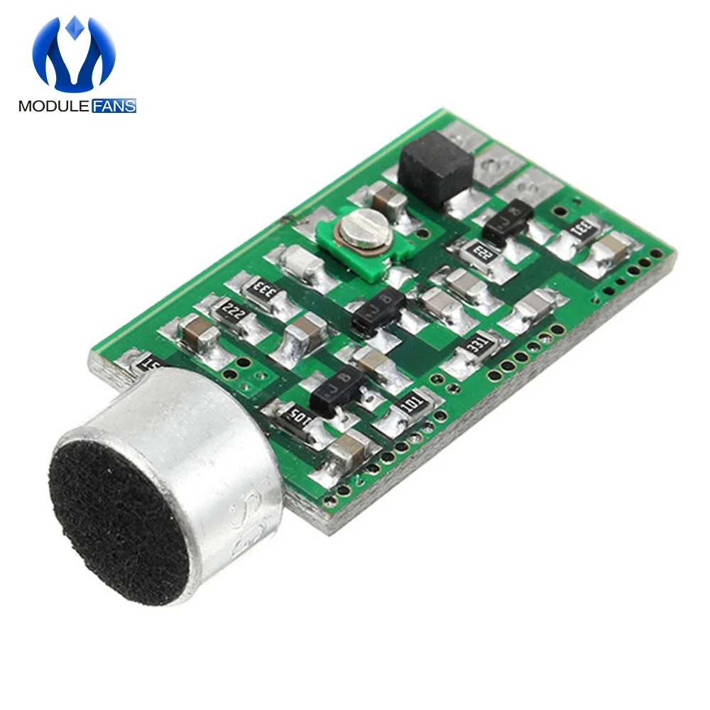 FM Transmitter Pickup Pick up Module Mini Wireless Microphone MIC Wireless Audio Transmitter FM Emission MIC Core Board V4.0