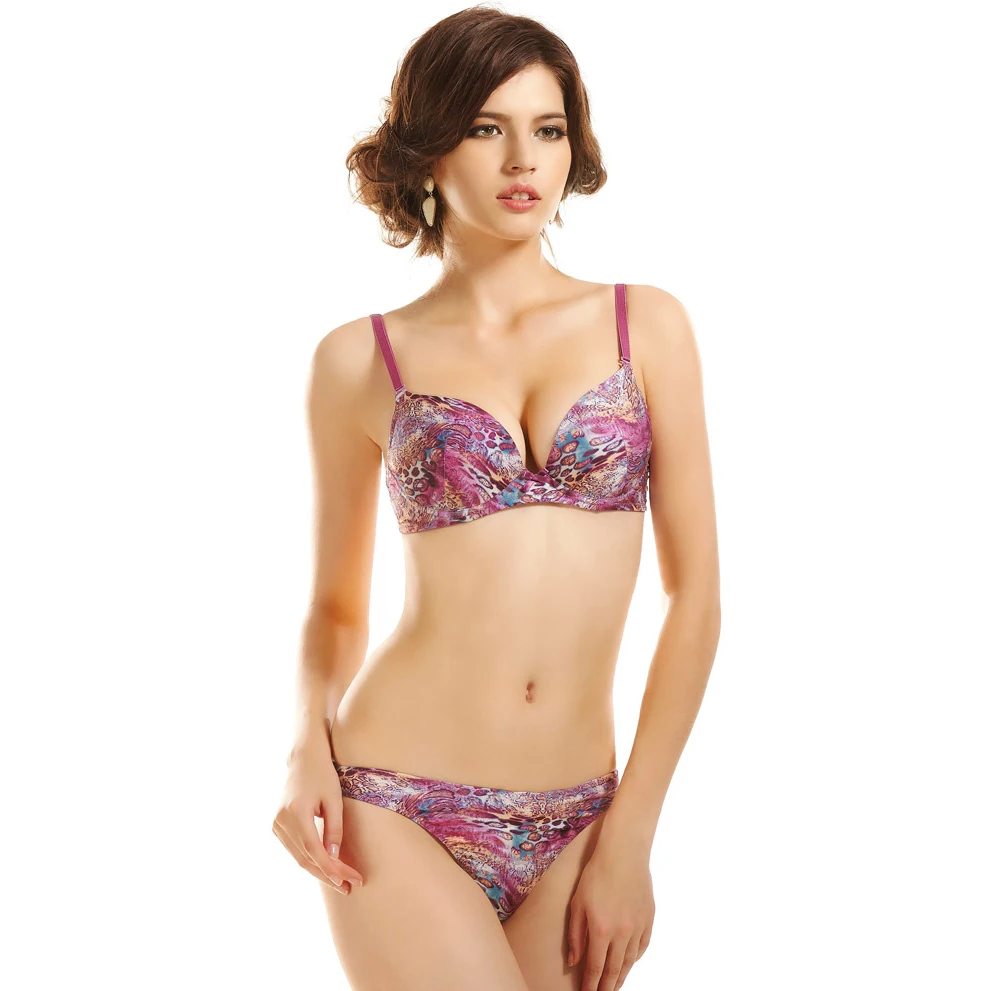 Video Piece Womens Panty Print Set Leopard Bra and Two topshop