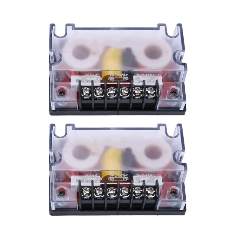 Divisor de frequência de áudio, 2 peças para carro, 2 vias, alto