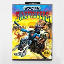 Sunsetriers 16 бит MD карта с розничной коробкой для Sega megadrive Видео игровой консоли системы