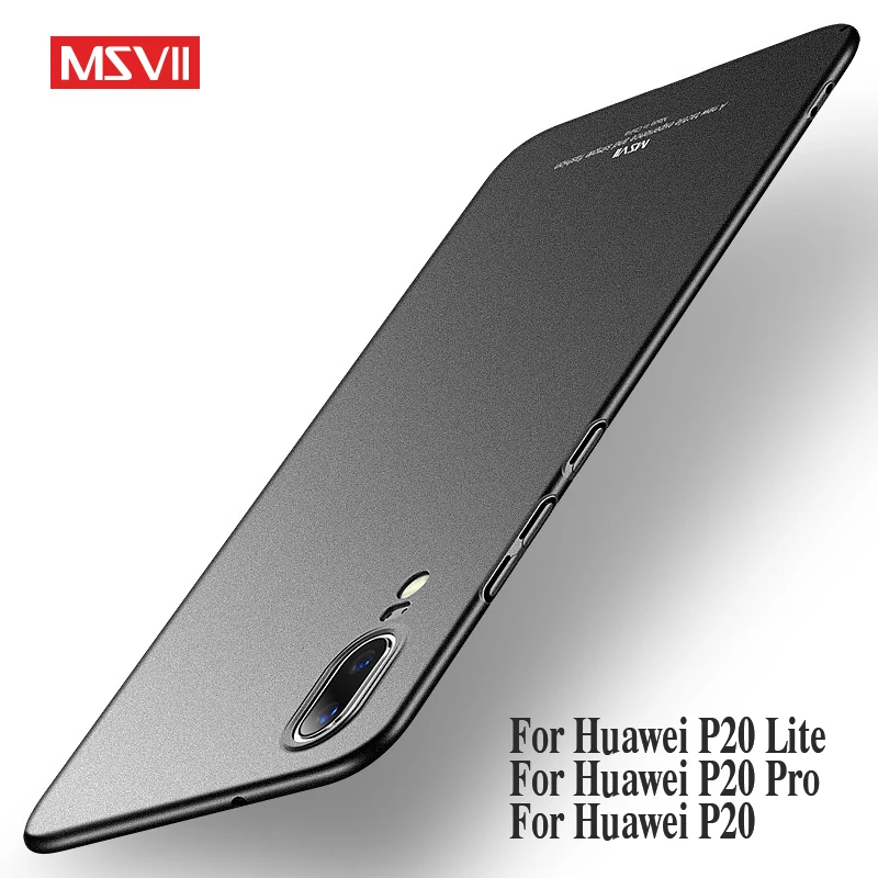 

MSVII Case Huawei P20 Lite Cover P20 Pro Cases P20Lite Ultra Thin Matte Hard PC Plastic Cover P20Pro Housing Shell Carcase Capa