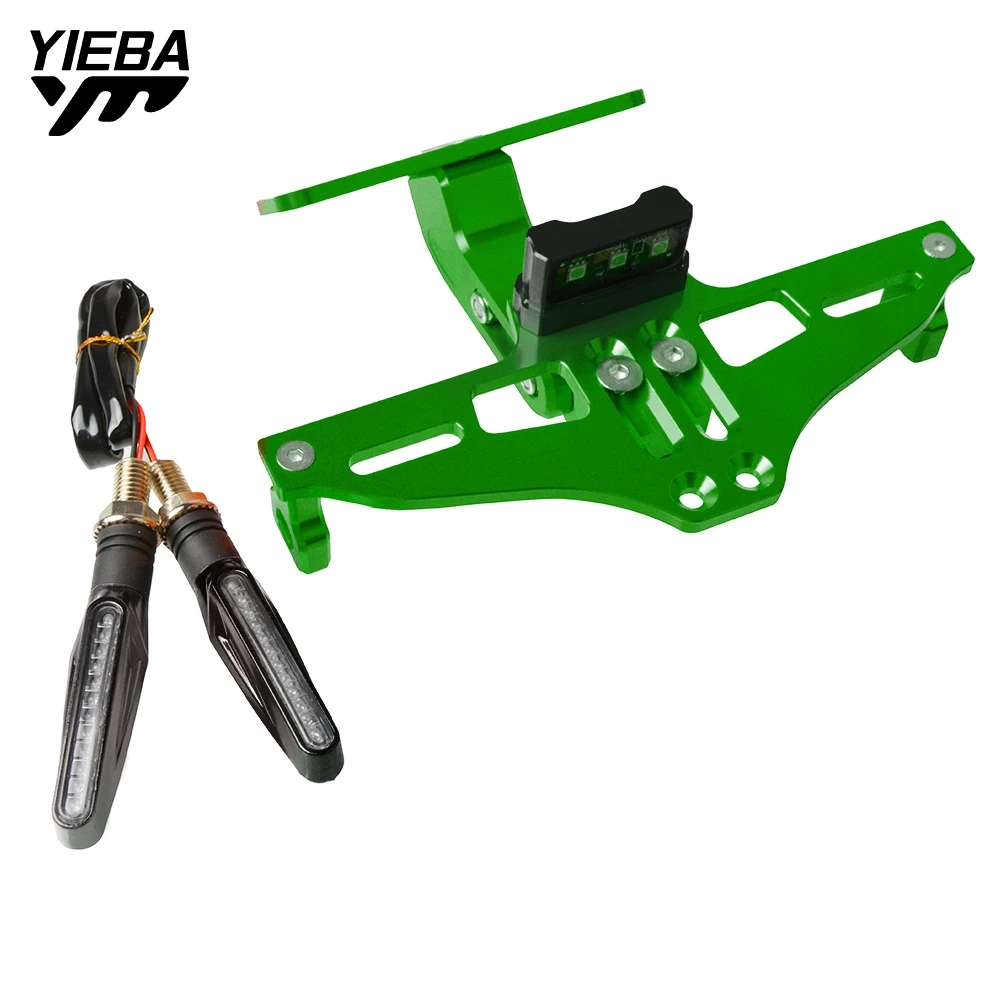 Для KAWASAKI ZX6R ZX636R ZX6RR SUZUKI GS500E GS500F SV650 RC8 / R кронштейн для номерного знака мотоцикла